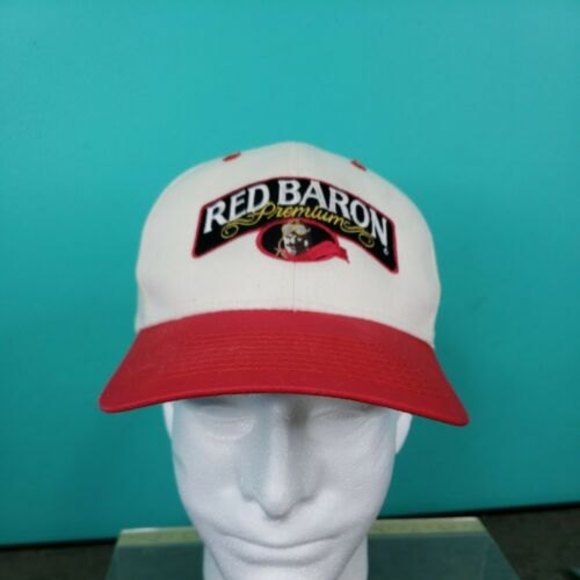 Trucker Hat Pizza Advertisement Red Baron Premium Toppers  Baseball Snapback Hat - Picture 2 of 11